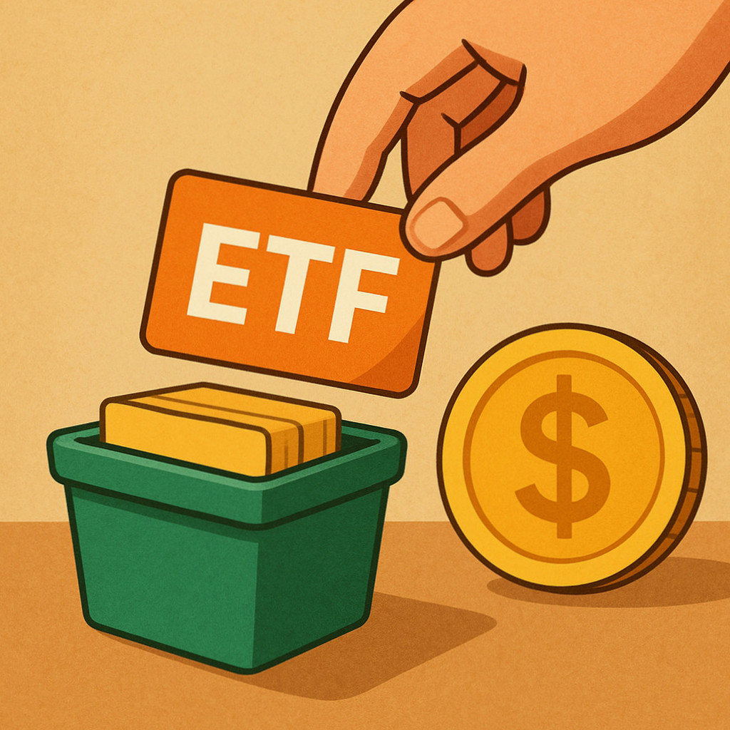 상장지수펀드(ETF)의 기초지식과 투자 체크리스트를 설명하는 블로그 썸네일 이미지.