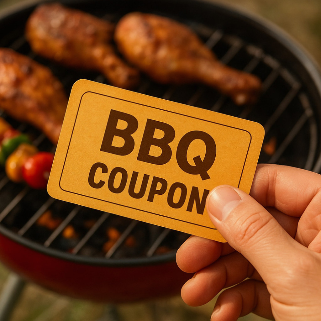 BBQ쿠폰과 할인 혜택을 소개하는 블로그의 대표 이미지로, BBQ치킨과 할인 쿠폰을 함께 보여주는 구성.