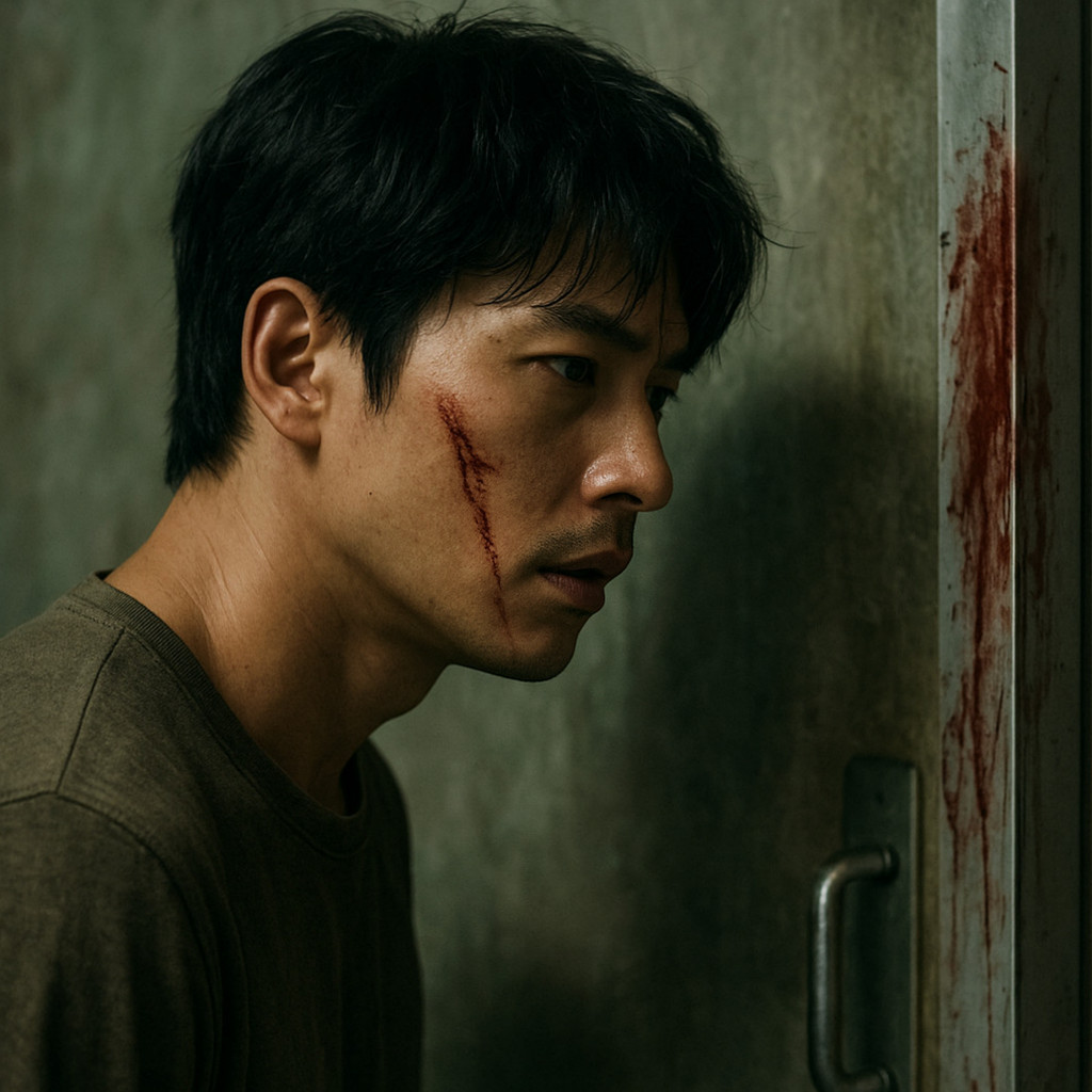 스위트홈 시즌2의 주요 등장인물들이 모여 있는 모습으로, 작게 비치는 배경 속 새로운 캐릭터들이 관심을 끌고 있다.